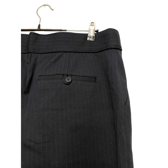 SPANX Ponte Wide‎ Leg Performance Pant Women Size 1X Petite Navy Pinstripe NWT - Picture 6 of 8